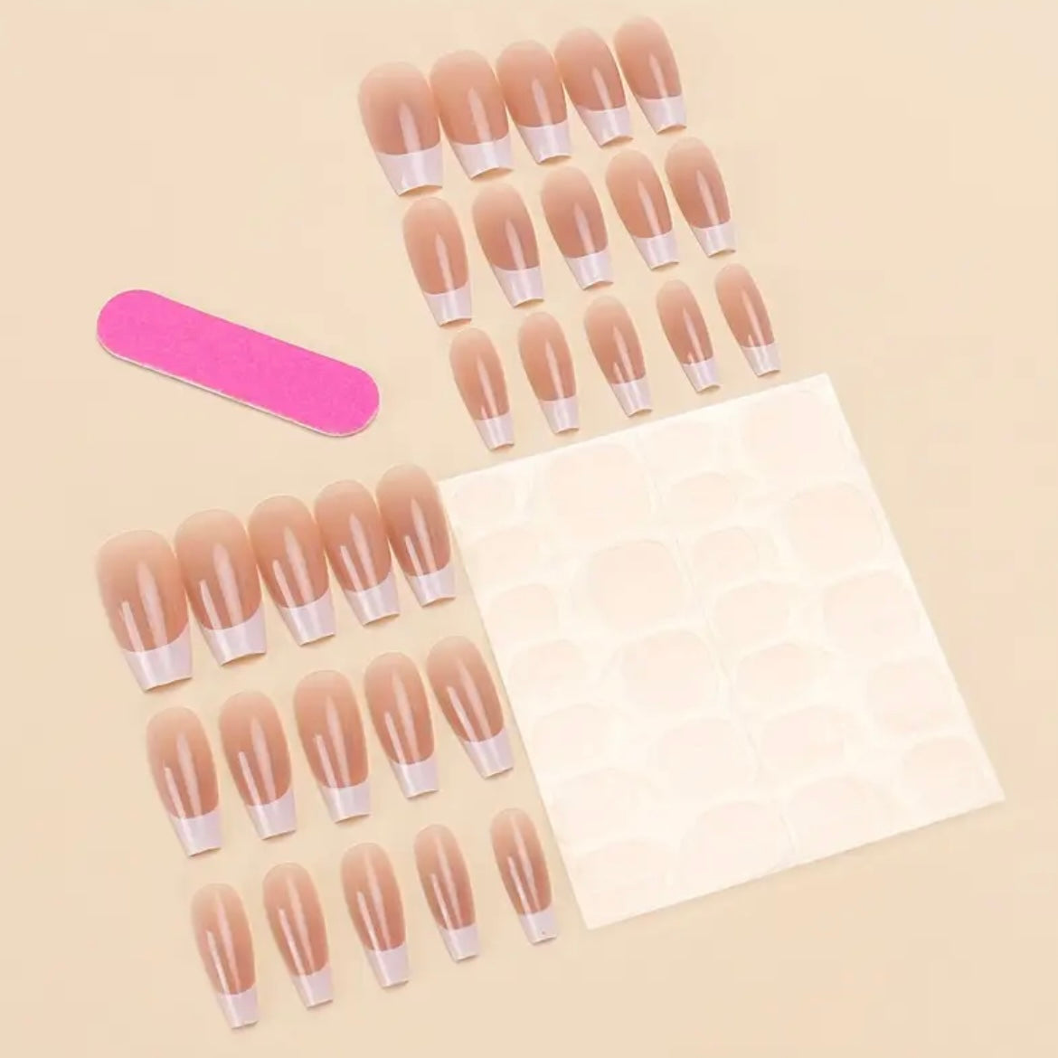 Minimal french nails