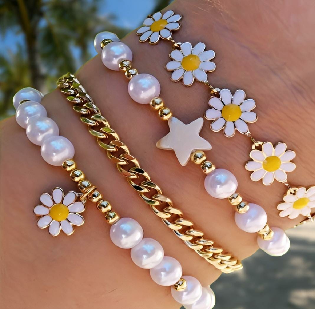 Floral Bracelet set