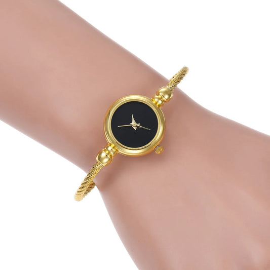 Minimalist bangle watch