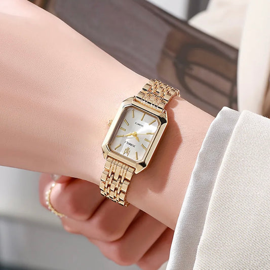 Elegent golden watch
