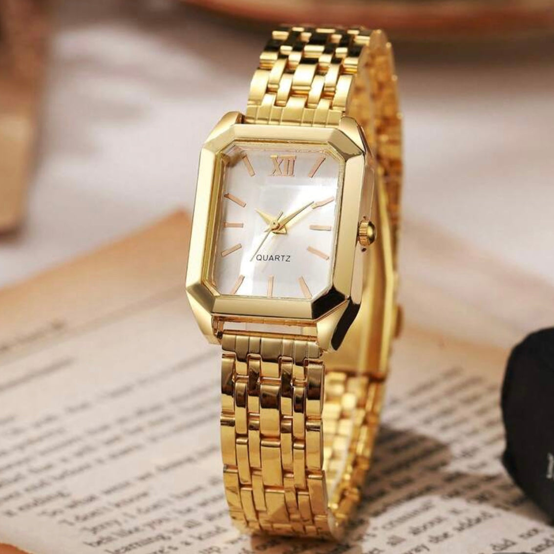 Elegent golden watch